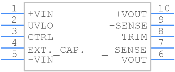 RPA200H-11012SRUW/P - RECOM Power - PCB symbol