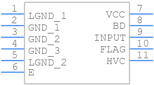 VB525SPTR-E - STMicroelectronics - PCB symbol