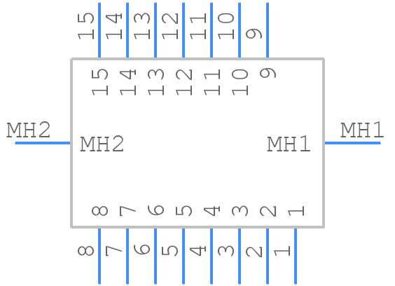 747841-4 - TE Connectivity - PCB symbol