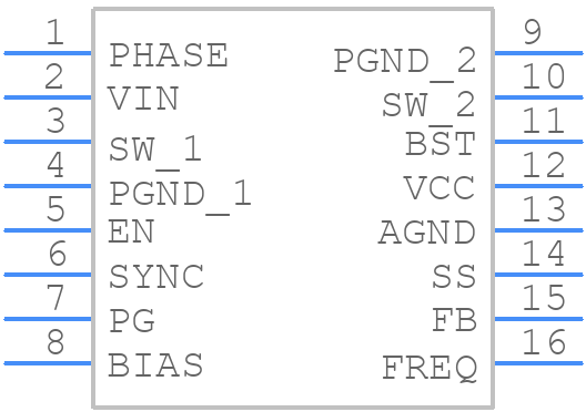 MPQ4430GL-Z - Monolithic Power Systems (MPS) - PCB symbol