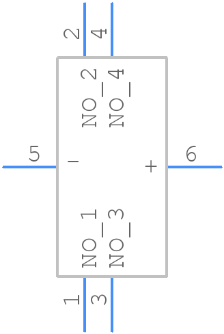 TL6215VF200RBT - E-Switch - PCB symbol
