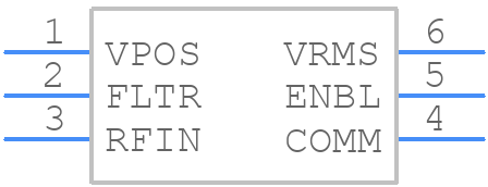 ADL5501AKSZ-R7 - Analog Devices - PCB symbol