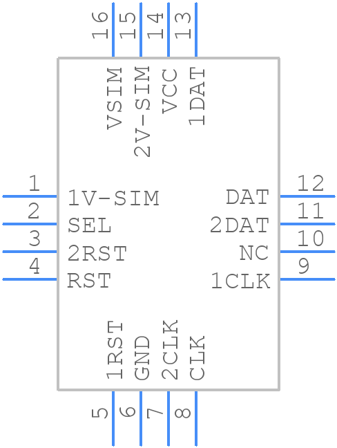 FSA2567UMX - onsemi - PCB symbol