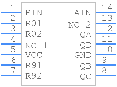 MM74C90N - onsemi - PCB symbol
