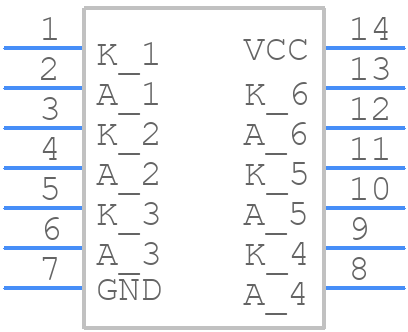 MM74C906N - onsemi - PCB symbol