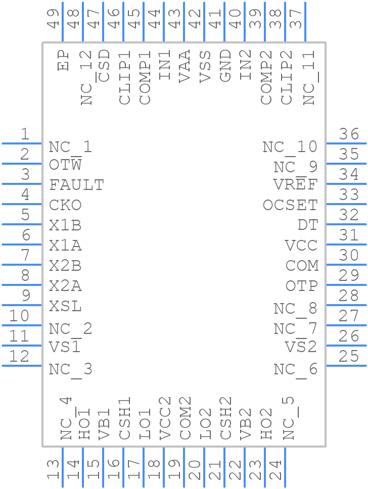 IRS2052MTRPBF - Infineon - PCB symbol