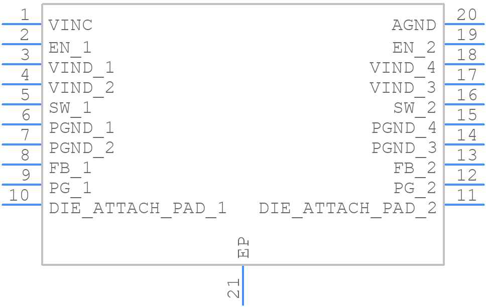 LM26420XMHX/NOPB - Texas Instruments - PCB symbol