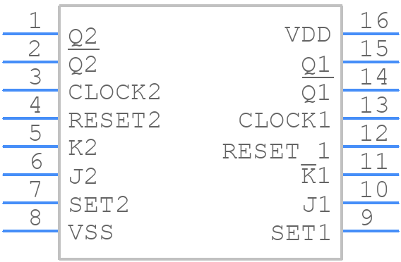 CD4027BCN - onsemi - PCB symbol