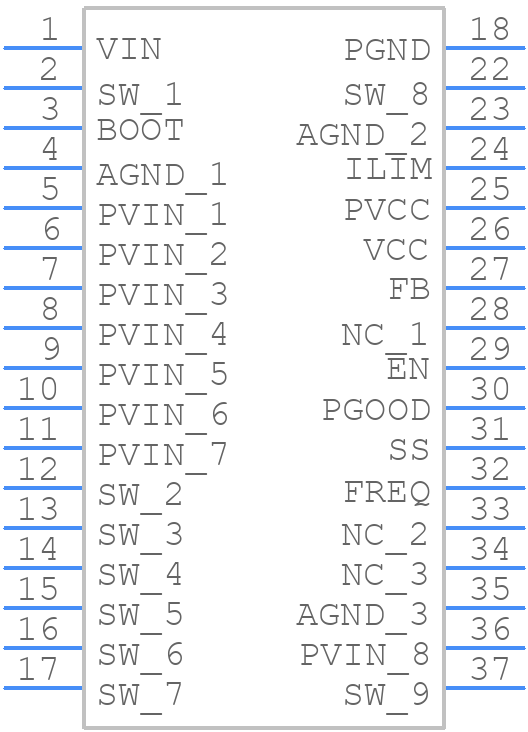 FAN2356MPX - onsemi - PCB symbol