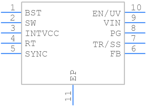 LT8607EMSE#PBF - Analog Devices - PCB symbol
