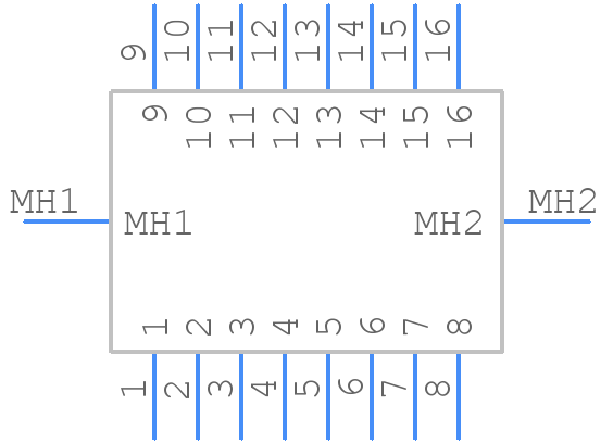 105312-1116 - Molex - PCB symbol