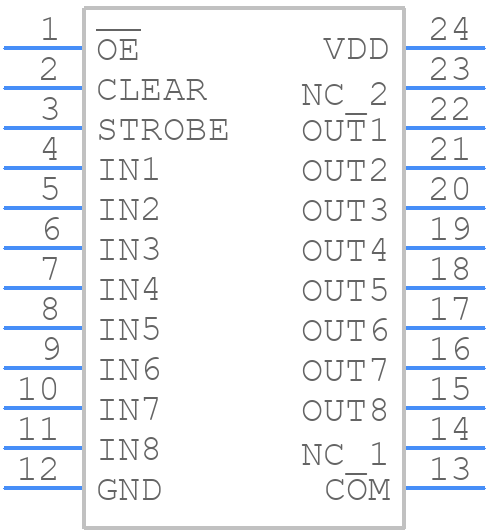 MIC5801YWM-TR - Microchip - PCB symbol