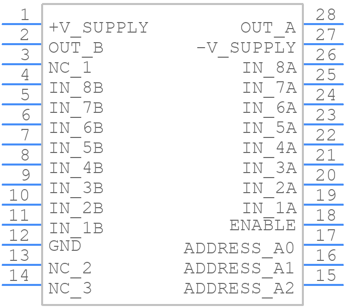 HI3-0507-5Z - Renesas Electronics - PCB symbol