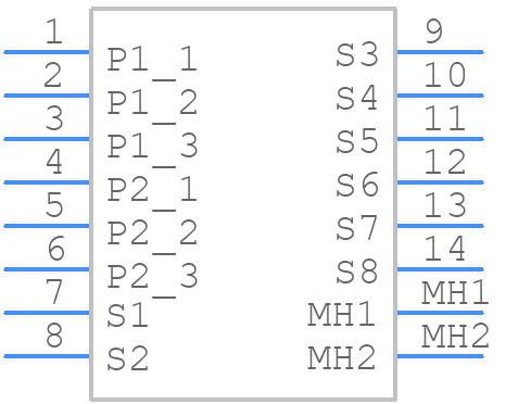1-2212115-4 - TE Connectivity - PCB symbol
