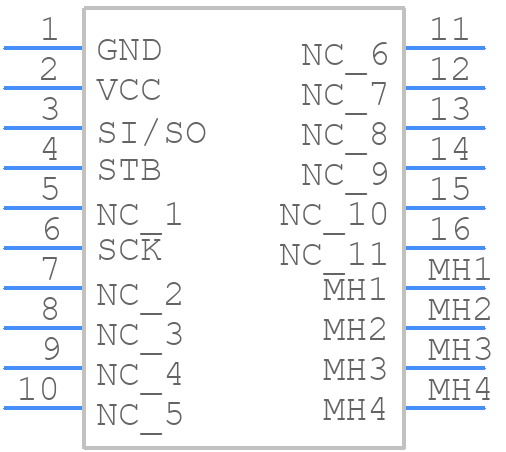 M204SD08AA-000 - Futaba - PCB symbol