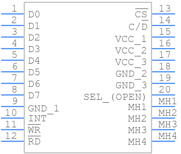 GP9002A01C - Futaba - PCB symbol