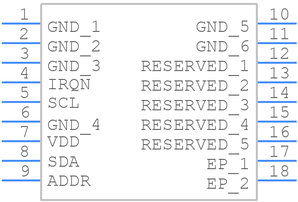 SDP32-125Pa-TR-250pcs - Sensirion - PCB symbol