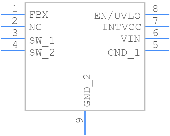 LT8330IDDB#PBF - Analog Devices - PCB symbol