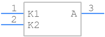 PESD5V0X2UAMYL - Nexperia - PCB symbol