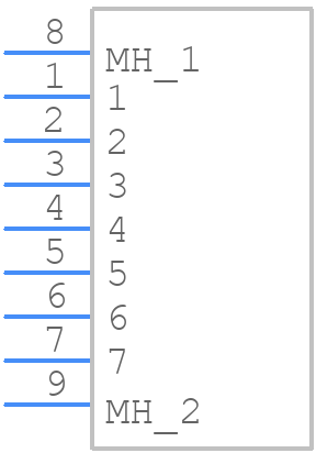 105311-1107 - Molex - PCB symbol