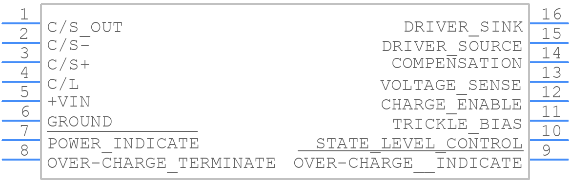 UC2906DWTRG4 - Texas Instruments - PCB symbol