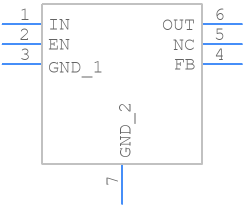 MP2013AGG-Z - Monolithic Power Systems (MPS) - PCB symbol