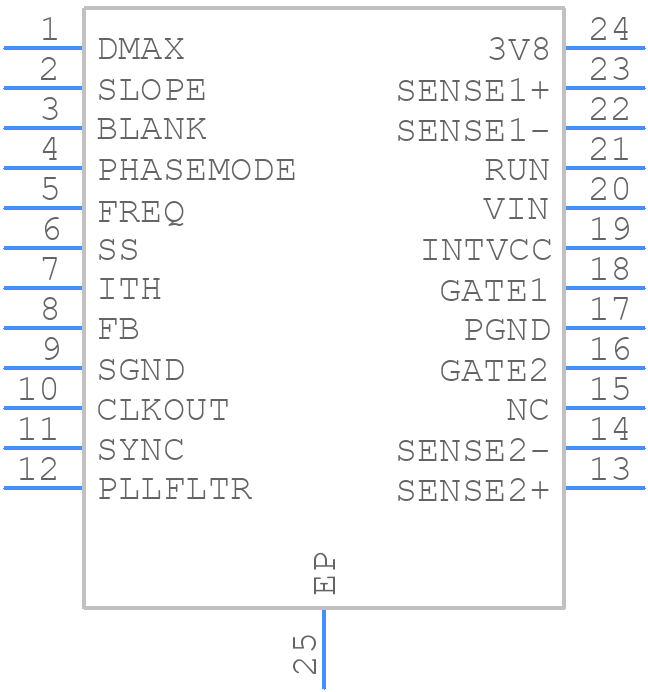 LTC3862HFE#PBF - Analog Devices - PCB symbol