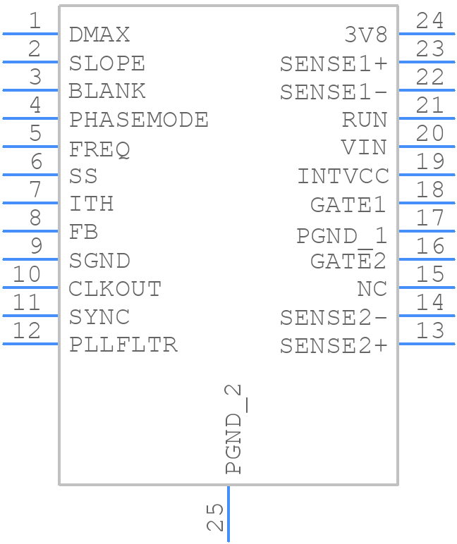 LTC3862HFE#PBF - Analog Devices - PCB symbol