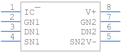ALD910027SAL - Advanced Linear Devices Inc. - PCB symbol