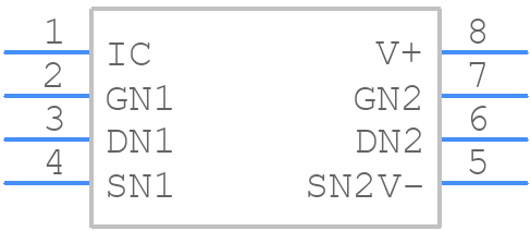 ALD910025SAL - Advanced Linear Devices Inc. - PCB symbol