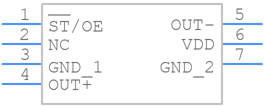 SIT9102AI-243N33E200.00000X - SiTime - PCB symbol