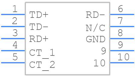 HFJV1-2450RL - Halo Electronics - PCB symbol