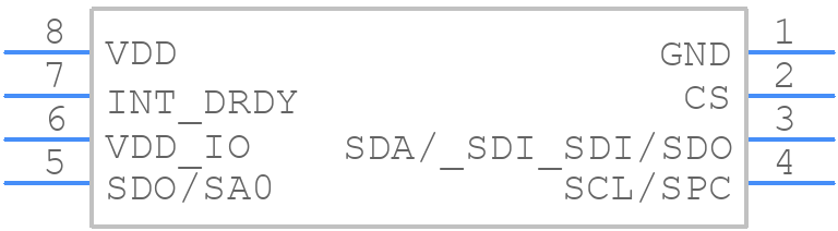 LPS225HBTR - STMicroelectronics - PCB symbol