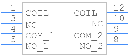 TXS2SA-6V - Panasonic - PCB symbol