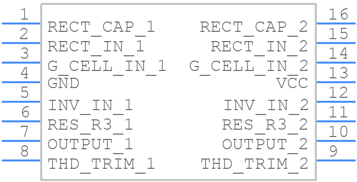 NE570DR2 - onsemi - PCB symbol