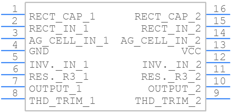 SA571N - onsemi - PCB symbol