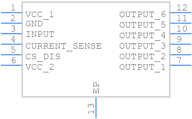 VN5E025MJ-E - STMicroelectronics - PCB symbol