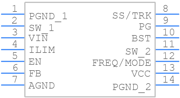 MP2276GD-Z - Monolithic Power Systems (MPS) - PCB symbol