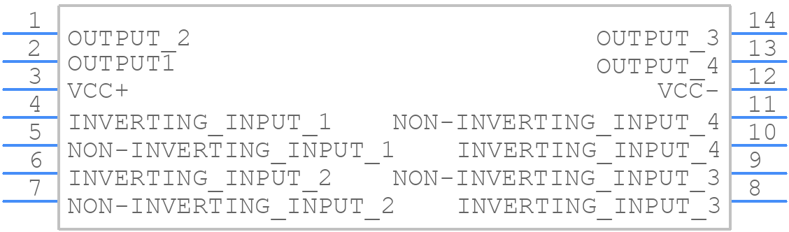TS374CDT - STMicroelectronics - PCB symbol