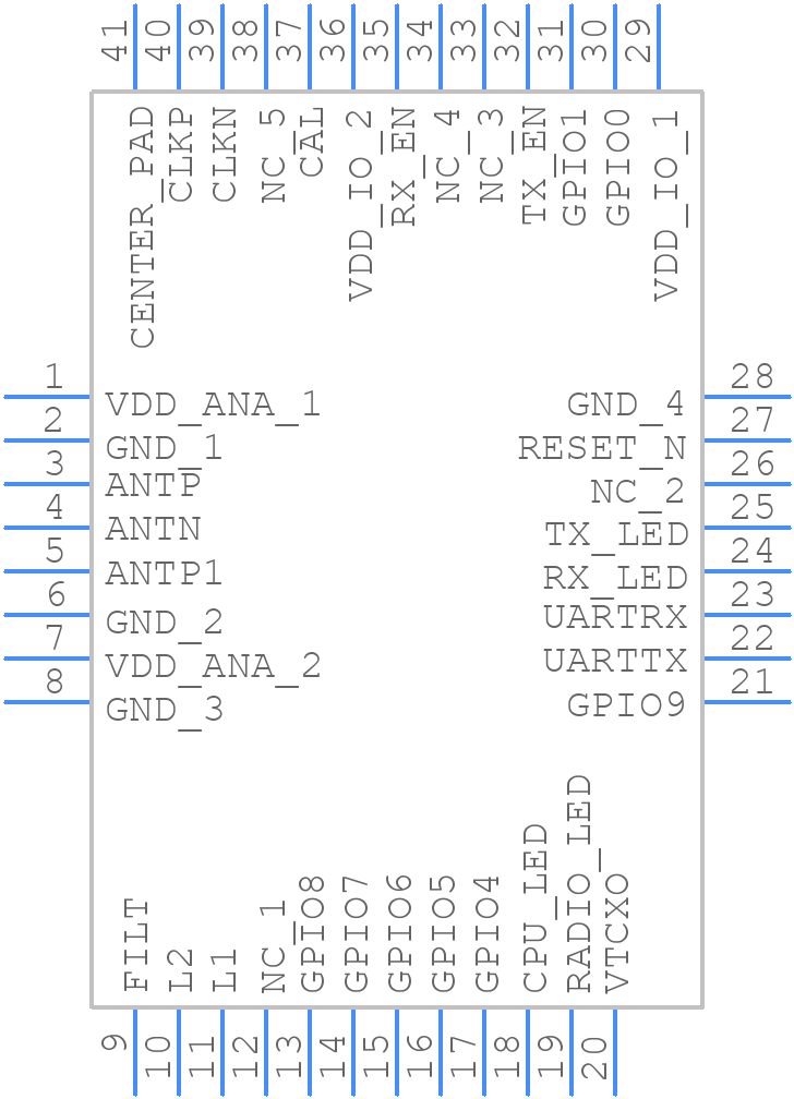 AX-SFUS-1-01-TB05 - onsemi - PCB symbol