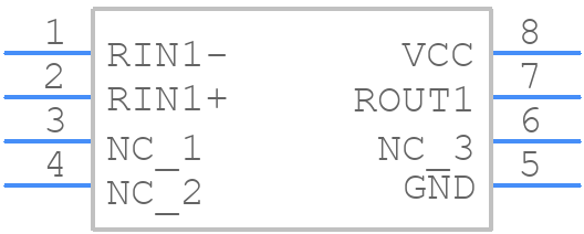DS90LV018ATMX - Texas Instruments - PCB symbol