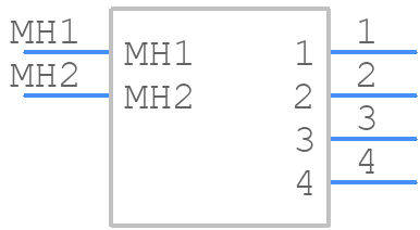 MUSBA11131 - Amphenol - PCB symbol