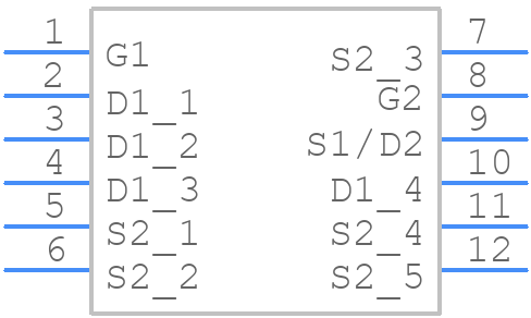 SIZ988DT-T1-GE3 - Vishay - PCB symbol