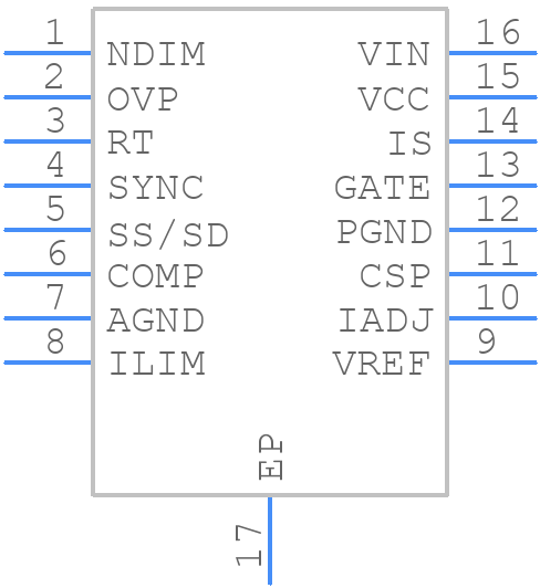 TPS92690Q1PWP/NOPB - Texas Instruments - PCB symbol