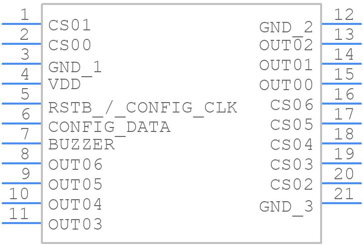 CPT007B-A02-GMR - Silicon Labs - PCB symbol