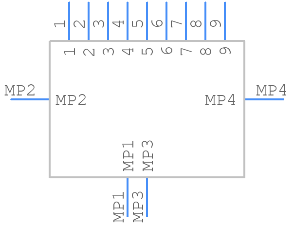 52745-0997 - Molex - PCB symbol