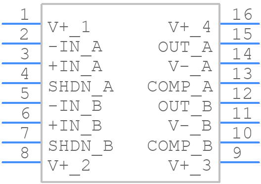 LT1207CS#PBF - Analog Devices - PCB symbol