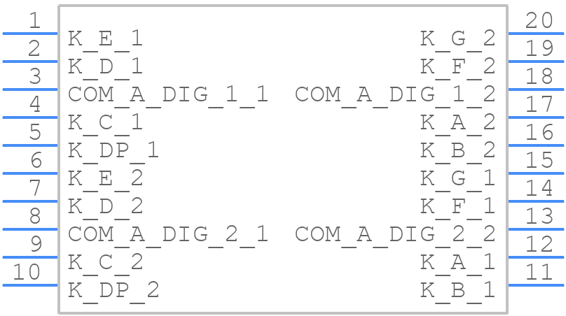 LDD-SMHTA302RISUGT - Lumex - PCB symbol
