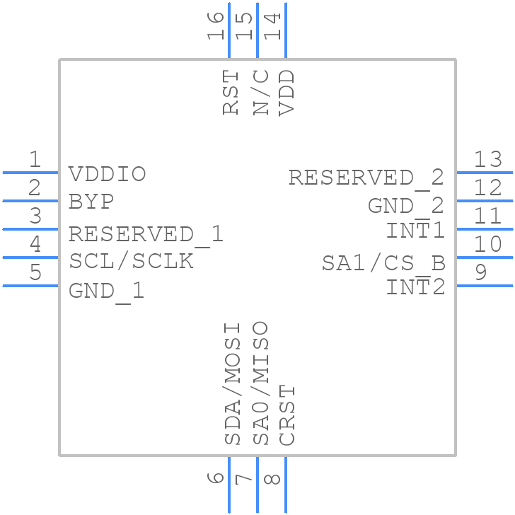 FXOS8700CQR1 - NXP - PCB symbol