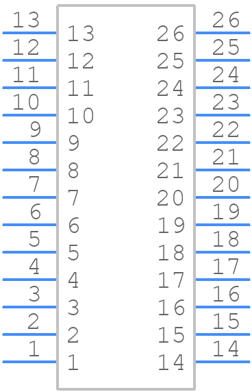 G125-FS12605F1P - Harwin - PCB symbol